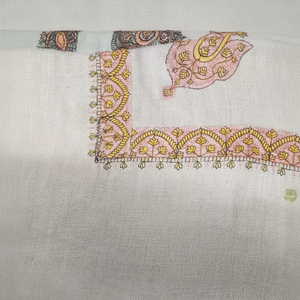 Belle écharpe omanaise Massar Turma du fournisseur en gros Nouveau design Étole en soie 52x52 pour femmes 100% polyester CDF Rumala - Product Image 1