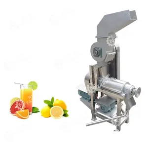 Commercial Apple Orange Spiral Juicer Carotte Cold Press Machine d'extraction de jus Concassage Juicer