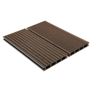 Venta caliente compuesto de madera de teca sin costura al aire libre de madera compuesto de plástico wpc cubierta de suelo de madera en relieve - Product Image 6