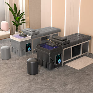 Moderne Hoge Kwaliteit Shampoo Bed Met Warm En Koud <span class=keywords><strong>Water</strong></span>, Verstelbare Temperatuur Shampoo Stoel Voor Salon - Product Image 2