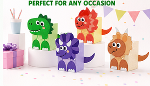 Wholesale Animal Theme Paper <b>Gift</b> <b>Box</b> Foldable Dinosaur Shaped <b>Empty</b> Mystery Blind <b>Box</b> <b>for</b> Children Party Surprise Packaging - Product Image 4