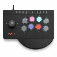 Manette de combat filaire PXN 0082, joystick, contrôleur Turbo Macro pour PS4, PS3, Xbox One, Series X, S, Switch, PC