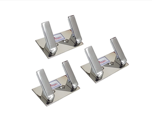 2 Pin Stainless Steel Cloth <b>Hook</b> Wall Mounted SS202 Heavy Duty Rustproof Door <b>Towel</b> Hanger for Bathroom Kitchen Home - Product Image 3