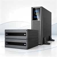 Pour la série UPS9SX, système monophasé avec batterie au plomb intégrée, protection contre les pannes de courant, réseau informatique