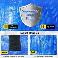 Robuste 12 poignées et fermeture à glissière solide, housse de matelas pour le déplacement, sacs de matelas pour le stockage