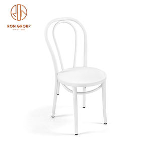 Silla de Metal de malla de acero <span class=keywords><strong>para</strong></span> restaurante, muebles de estilo Vintage con marco de hierro <span class=keywords><strong>para</strong></span> jardín, barbacoa, mesa de comedor y Patio - Product Image 5