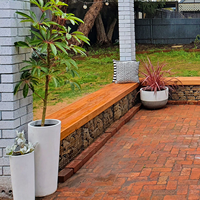 Caisse de gabion rectangulaire mince de 4 mm avec revêtement Galfan, 2 m x 0,5 m x 0,5 m, robuste, facilement assemblable, pour murs de soutènement en roche