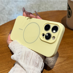 Nuova custodia magnetica in silicone liquido per <span class=keywords><strong>iPhone</strong></span> <span class=keywords><strong>13</strong></span> 14 15 16 <span class=keywords><strong>Pro</strong></span> Max <span class=keywords><strong>con</strong></span> <span class=keywords><strong>protezione</strong></span> per il pulsante di controllo della <span class=keywords><strong>fotocamera</strong></span>, <span class=keywords><strong>cover</strong></span> morbida - Product Image 5