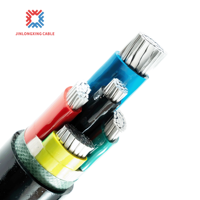 0,6/1kV VLV Aluminiumkabel PVC-Isolierung PVC-Mantel 2 3 4 5 Adern Stromkabel für Untergrundbau Straßenbeleuchtung