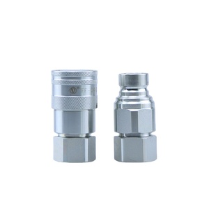 ข้อต่อไฮดรอลิกแบบถอดเร็ว ISO16028 ขนาด 3/4 นิ้ว แบบหน้าเรียบสำหรับสายยาง - Product Image 5