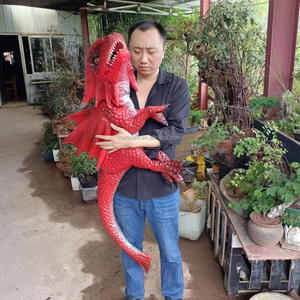 Marionetta a Mano di Dinosauro Animatronico in Gomma di Alta Qualità Nanchi, Realistica e Portatile con Movimento per Eventi - Product Image 1