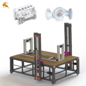 Alta velocidade segunda mão eps styroespuma cnc 3d poliestireno termocol máquina de corte de espuma linha