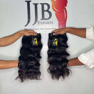 Cabello Indio Virgen con Cutícula Alineada, Proveedores de Cabello Humano Natural Rizado de Visón, Paquetes de Cabello Brasileño Ondulado al por Mayor - Product Image 1