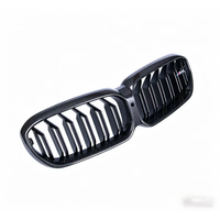 Parrilla Delantera de Doble Listón de Fibra de Carbono Seca Premium para BMW Serie 3 G20 G28 2022-2025