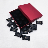 Logotipo personalizado Barra de chocolate Caja de papel de regalo Reciclable Chocolate Caja de embalaje rígida con inserciones