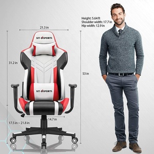 Best leather Computer chair ergonomic chair racing style gaming chair - Product Image 4