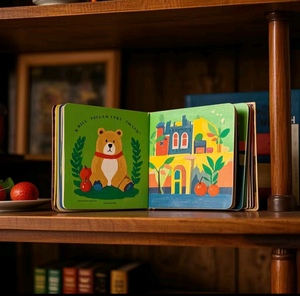 Livre à reliure en carton avec papier couché personnalisé d'usine d'impression pour enfants - Product Image 3