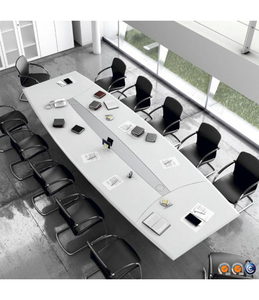 Ổ cắm điện sạc không dây bề mặt rắn Bàn hội nghị với <span class=keywords><strong>Pop</strong></span> Up Box - Product Image 4