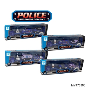 Camión de juguete de aleación a escala 1:87 con remolque para niños, coche de juguete de colección, camión de construcción, camión de bomberos, camión de policía, juguete de metal fundido a presión para niños - Product Image 4