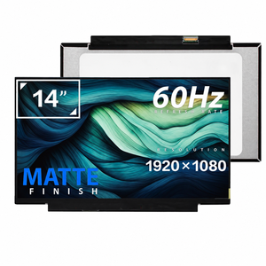 ตัวแทนจำหน่ายจอภาพ 14 นิ้ว Full HD 1920x1080 บางเฉียบ 60hz 30 พิน EDP แบบไม่สัมผัส รุ่น B140HAN04.1 B140HAN04.0 สำหรับธุรกิจ - Product Image 1
