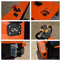Tracteur de manutention électrique autoporté de 0,5 à 4,5 tonnes, à batterie, certifié CE ISO, pour le déplacement de marchandises en entrepôt