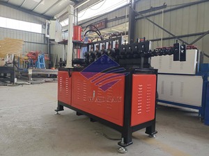Máquina Dobladora de Barras Planas CNC Totalmente Automática con Funciones Integradas de Alimentación, Punzonado y Corte, Accionada por Motor y Controlada por PLC - Product Image 2