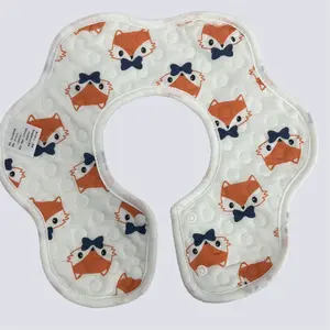 pure cotton spit towel baby class A 360 rotary baby bib for newborn