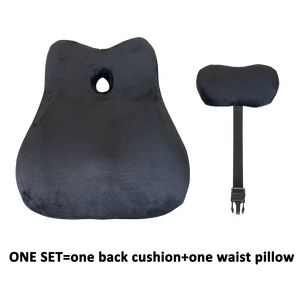 OEKO-TEX Ergonomic Memory Foam Waist <strong>Back</strong> <strong>Support</strong> Lumbar <strong>Pillow</strong> Orthopedic Office Car Seat Cushion Reading <strong>Bed</strong> Rest <strong>Pillows</strong> - Product Image 3