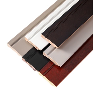 Zócalo de Madera con Acabado <span class=keywords><strong>Lacado</strong></span> para Dormitorio y Sala de Estar, Ultrafino, con Bordes Acabados, Estilo Chino Moderno y Lujoso - Product Image 1