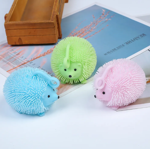 Pelota Inflable de Compresión de Rebote Lento con Diseño de Puercoespín y Pez Espumoso, de Doble Forma, para Apretar, para Adultos y Niños, Juguete de Descompresión - Product Image 5