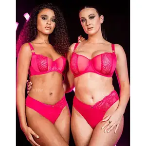 2023 Curvy Bra SCANTILLY Authority Balcony Bra Hot Pink