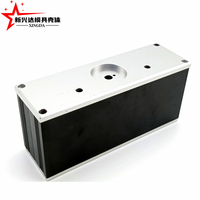 Boîtier de préamplificateur audio en aluminium extrudé avec panneau frontal brossé pour processeur de signal HiFi avec interface RCA XLR