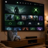 Écran d'affichage LED HD Muen, écran de jeu haute définition compatible avec la console Xbox Series X 1TB pour le divertissement vidéo