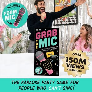 Jeu de karaoké Grab The Mic pour 2 à 10 joueurs, jeu de fête amusant pour la famille, cadeau d'anniversaire pour adolescents et enfants - Product Image 2