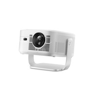 Projecteur portable d'extérieur HY450 MAX 1100 ANSI avec mise au point automatique, prise en charge du Wi-Fi 6, 2 Go de RAM et 16 Go de stockage