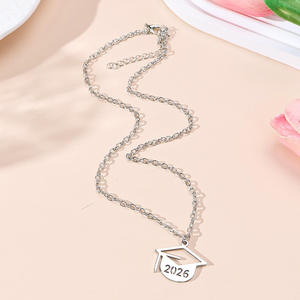 Collier pendentif de mode pour femme, bijoux fins, ensemble de colliers en acier inoxydable, bijouterie fantaisie - Product Image 3