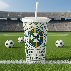 Vaso de Plástico Reutilizable con Logotipo Personalizado para la Copa <span class=keywords><strong>Mundial</strong></span> de Fútbol, 710 ml, Gran Capacidad, con Pajita, para <span class=keywords><strong>Todos</strong></span> <span class=keywords><strong>los</strong></span> Fanáticos <span class=keywords><strong>del</strong></span> Fútbol - Product Image 5