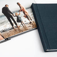 Chine fabricant caché spirale reliure noir blanc impression tissu couverture rigide cahier photo album photo impression de livre