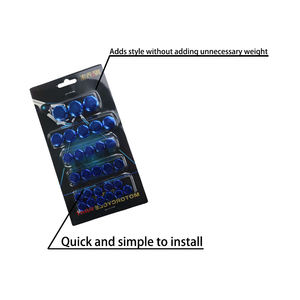 Аксессуары для гоночных модификаций LINGQI, накладки на болты с винтовой гайкой для мотоцикла, декоративные стильные детали для универсального мотоцикла - Product Image 6