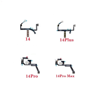 Luz Flash con Micrófono y Cable Flexible de Repuesto para iPhone 12 13 Mini Pro Max, Luz LED