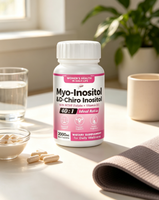 Capsules personnalisées à marque privée 90 unités Myo-Inositol & D-Chiro Inositol, favorisent l'équilibre hormonal et la santé ovarienne pour les femmes