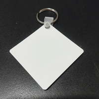 Porte-clés carré à sublimation personnalisé Porte-clés en MDF de haute qualité