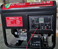 BinShi 5kW 7kW 8kW 10kW Biogas Erdgas Benzin Dual-Fuel Mikro-Gasturbinen-Generator DC Elektrischer Autostart Luftkühlung