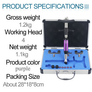 300N pistol pijat tubuh, alat pijat penghilang nyeri terapi koreksi tulang belakang Manual pemijat punggung - Product Image 4