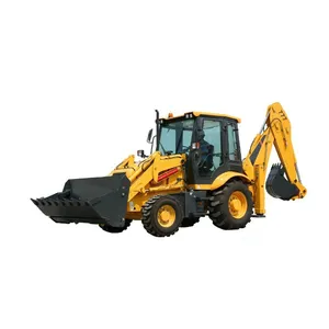Liuzhou Brand New Pilot Control 8Ton 4WD Backhoe Loader CLG777A 777a-s with Imported Engine for sale in Peru