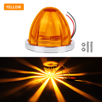 Feu de position latéral LED multicolore 9-30V en forme de pastèque, avec coque en plastique, pour camion et remorque