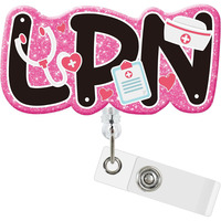 XINXUHONG AP-015 En gros, porte-badge rétractable en plastique avec clip et support pour cartes d'identité, pour badges nominatifs d'infirmières RNS