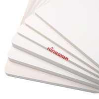 Planche en plastique rigide blanc mat en PVC sans mousse pour la découpe CNC