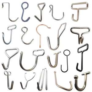 ステンレス鋼材料のS字型コイルフック10.0mm長さとカスタマイズされたワイヤ直径 - Product Image 1