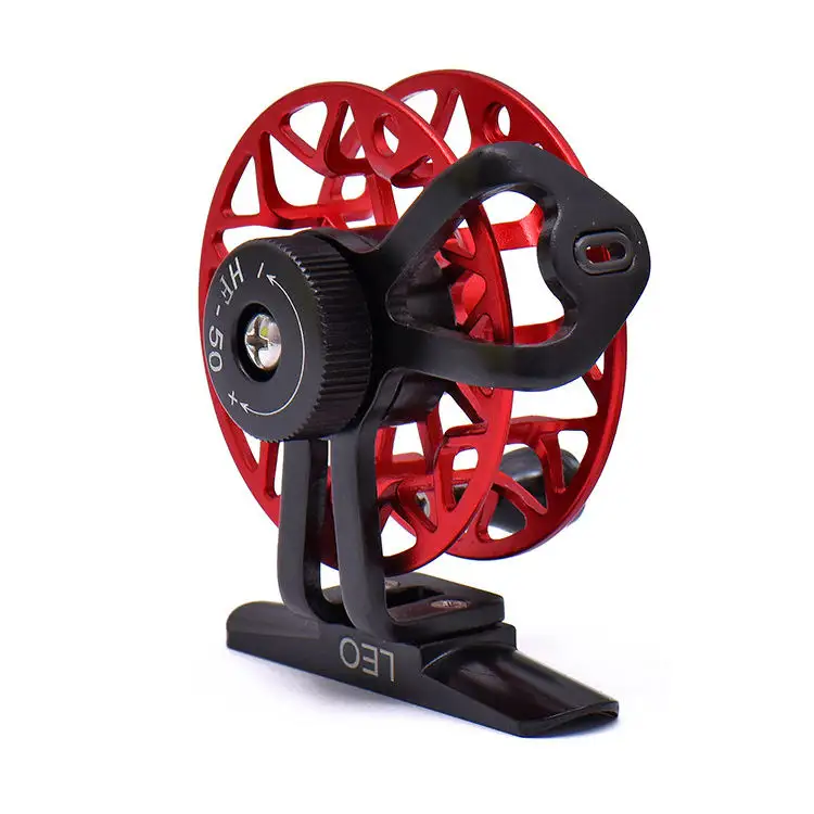 HF50 1:1 Fliegen fischer rolle Automatischer Draht Spread Fly Reel Wheel Rechter Rafting Eis fischer rolle Ganzmetall